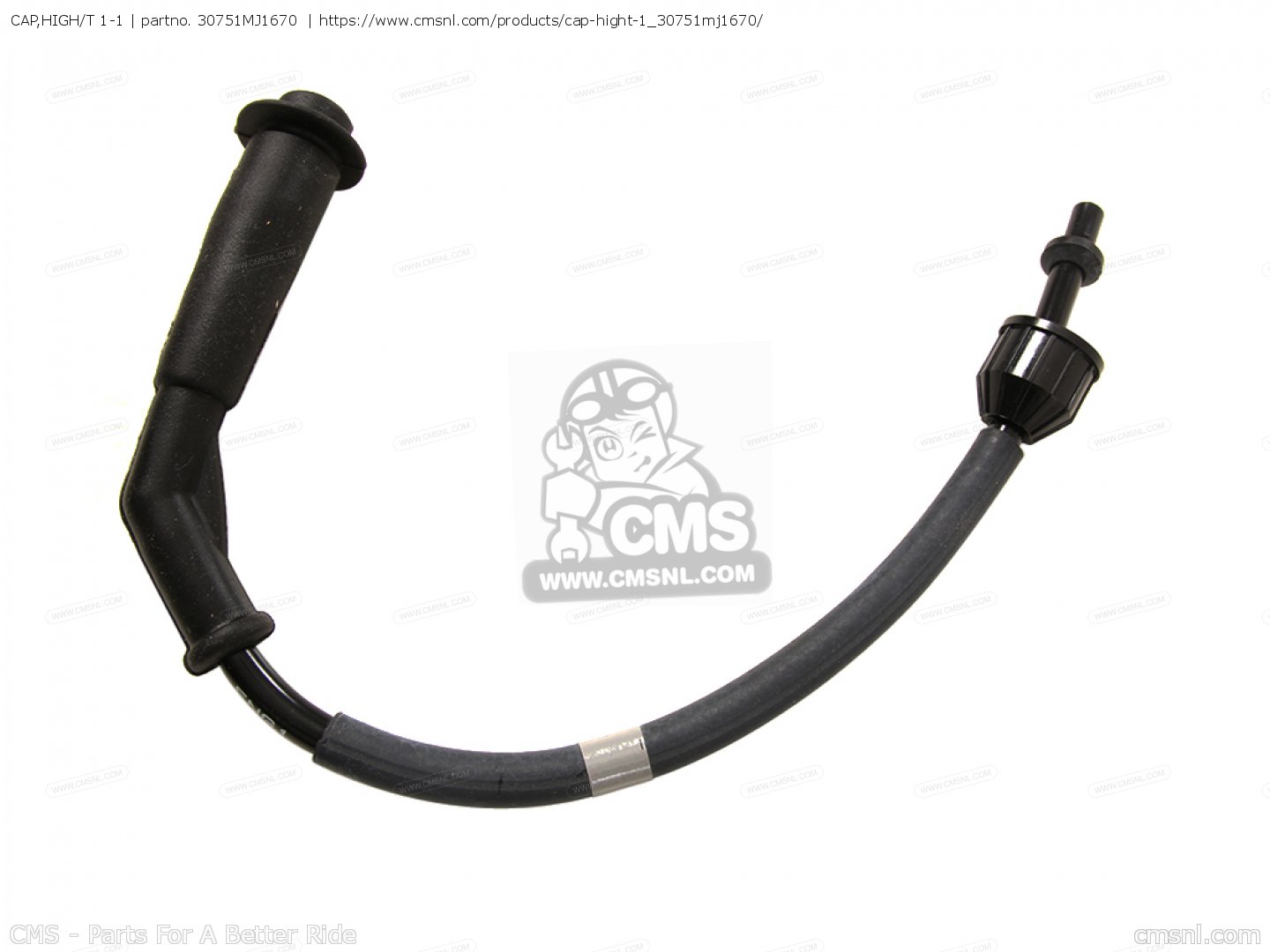 30751MJ1670: CAP,HIGH/T 1-1 Honda - buy the 30751-MJ1-670 at CMSNL