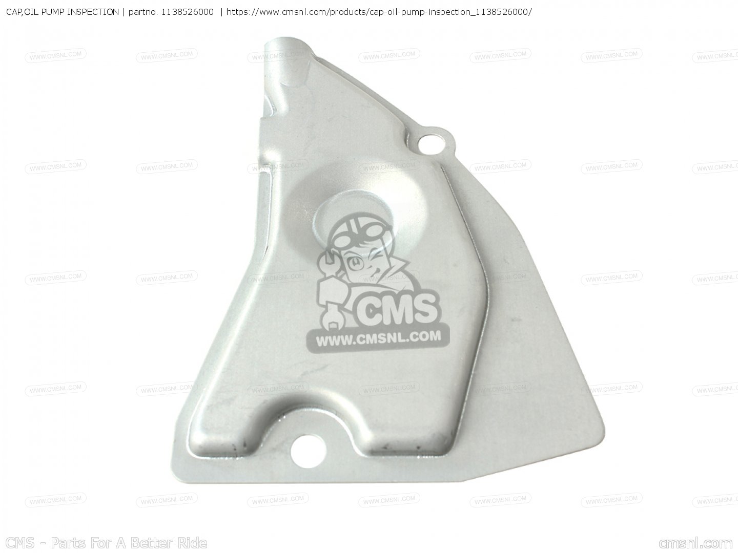 CAP,OIL PUMP INSPECTION for TS50 1971 1972 1973 1974 (R) (J) (K) (L