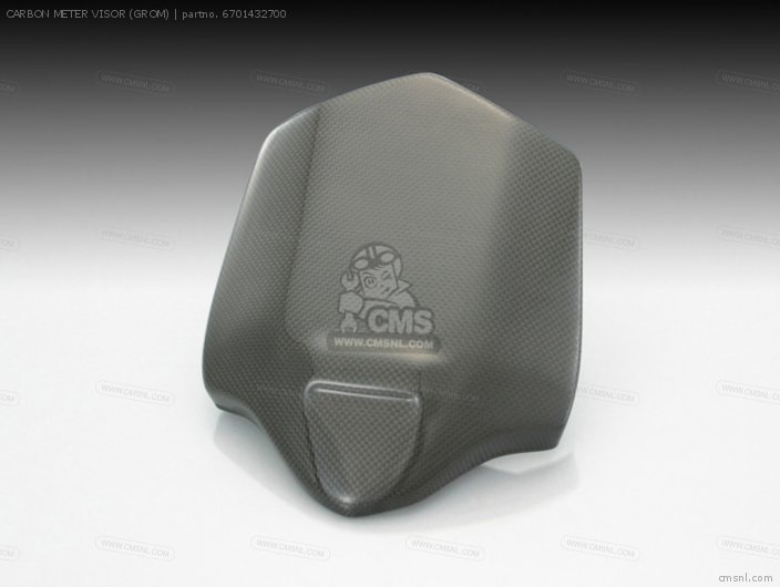 Kitaco CARBON METER VISOR (GROM) 6701432700 Kitaco CARBON METER VISOR (GROM) 6701432700