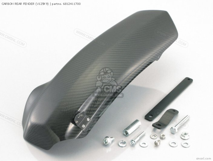 Kitaco CARBON REAR FENDER (V125K9) 6812411700