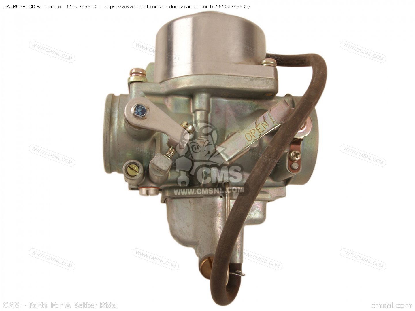 16102346690: Carburetor B Honda - Buy The 16102-346-690 At CMSNL