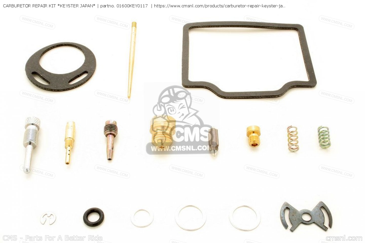 01600KEY0117 Carburetor Repair Kit *keyster Japan* Honda buy the