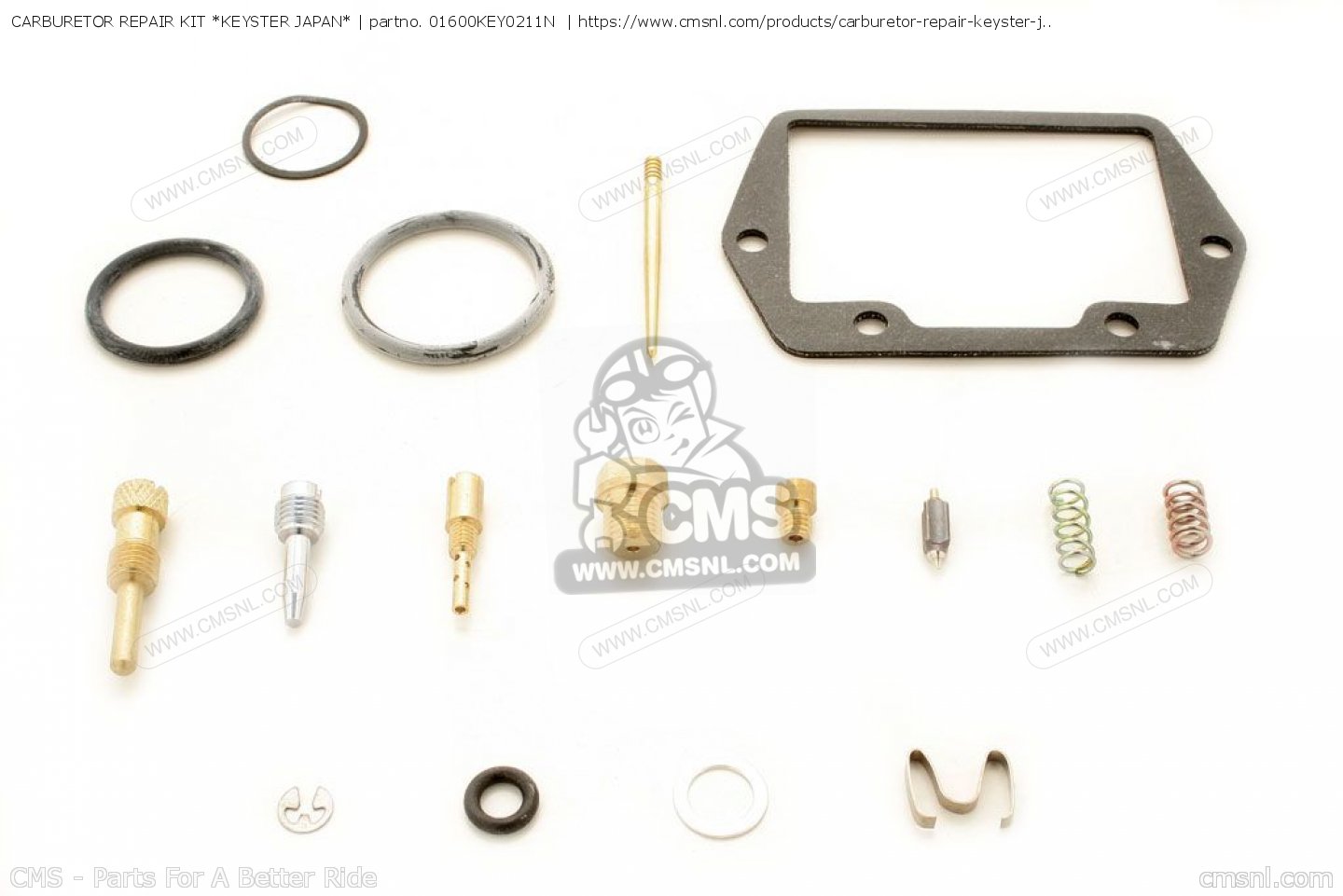CARBURETOR REPAIR KIT *KEYSTER JAPAN* for C90 CUB ENGLAND order at CMSNL
