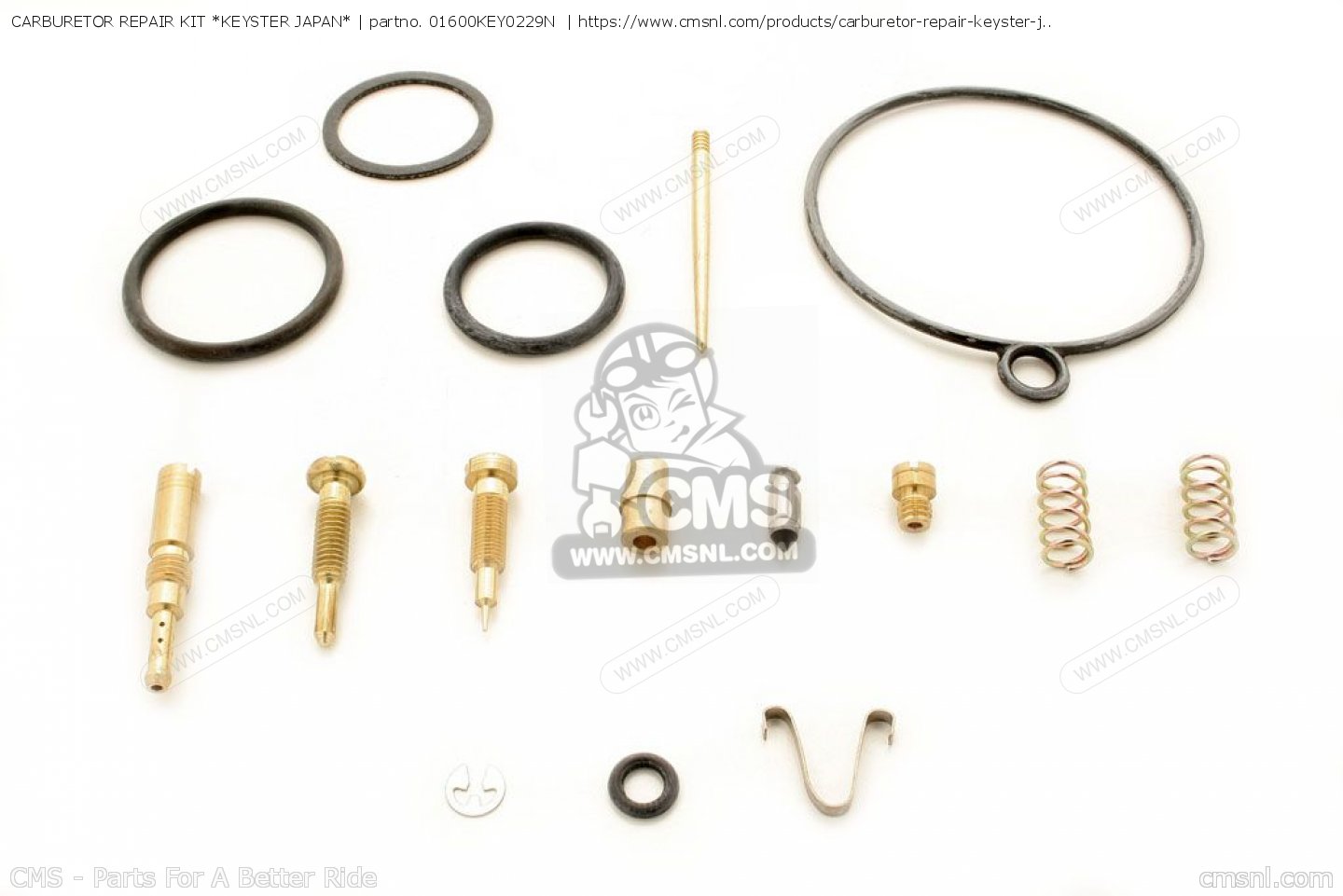 CARBURETOR REPAIR KIT *KEYSTER JAPAN* for CT110 TRAIL 1981 (B) USA order at CMSNL