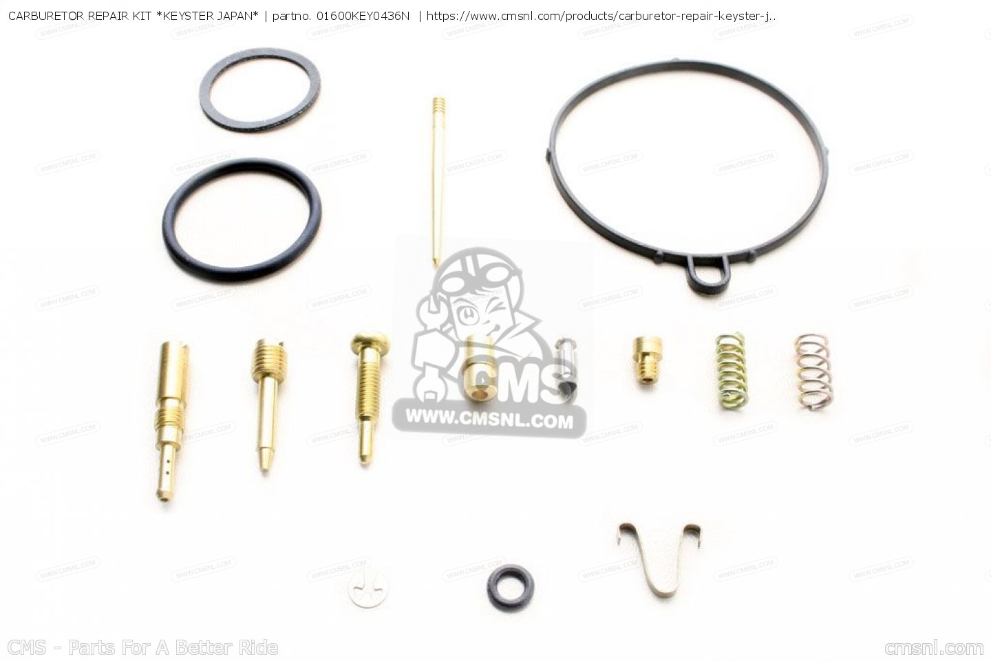 Carburetor Repair Kit Keyster Japan For Cd100ss Hero India