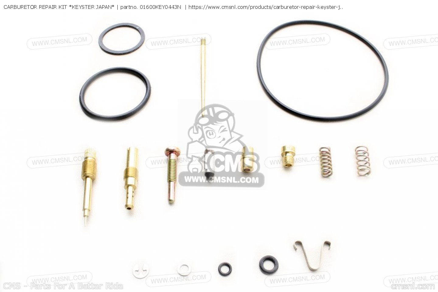 CARBURETOR REPAIR KIT *KEYSTER JAPAN* for Honda - order at CMSNL