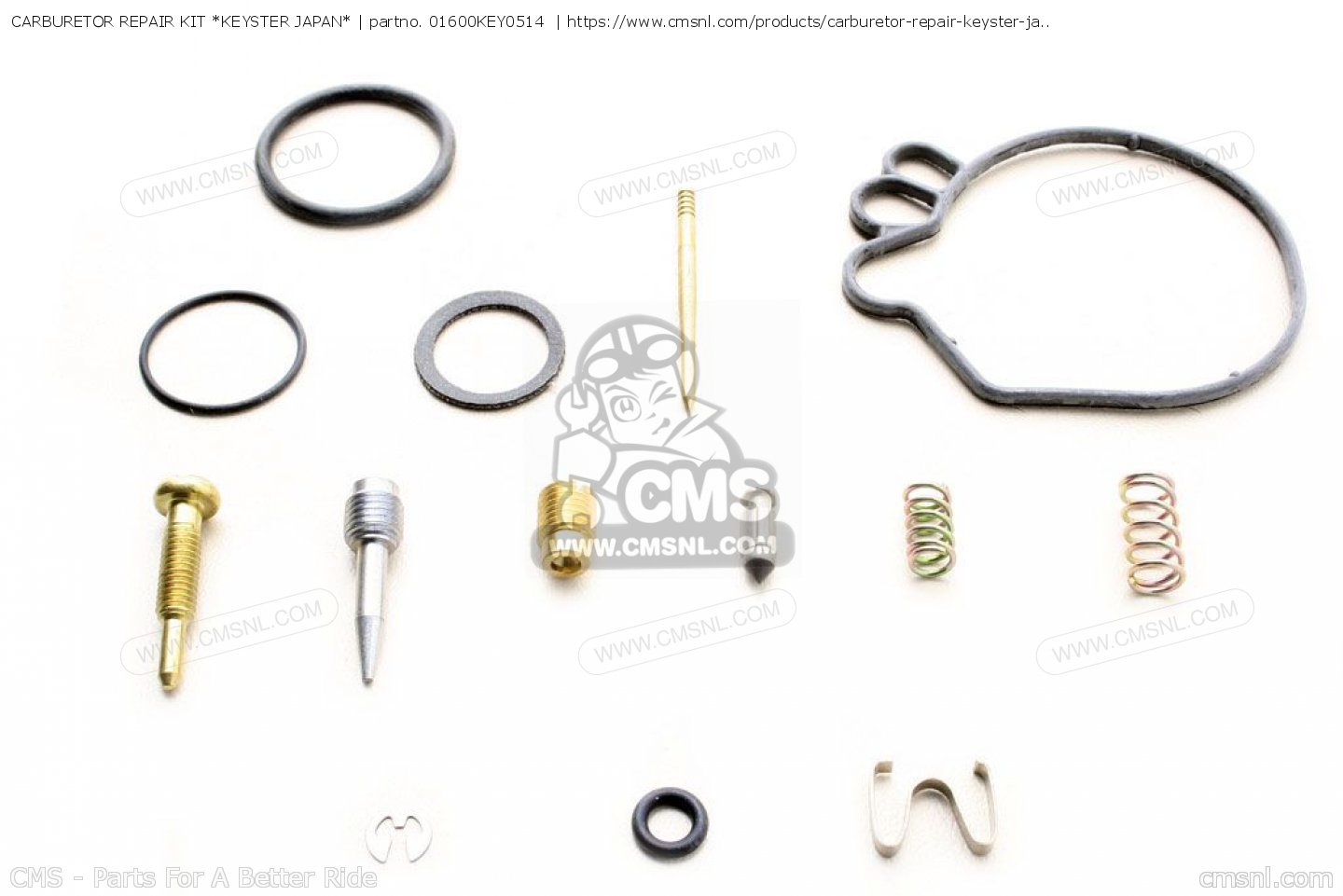 CARBURETOR REPAIR KIT *KEYSTER JAPAN* for NE50M 1985 (F) order at CMSNL