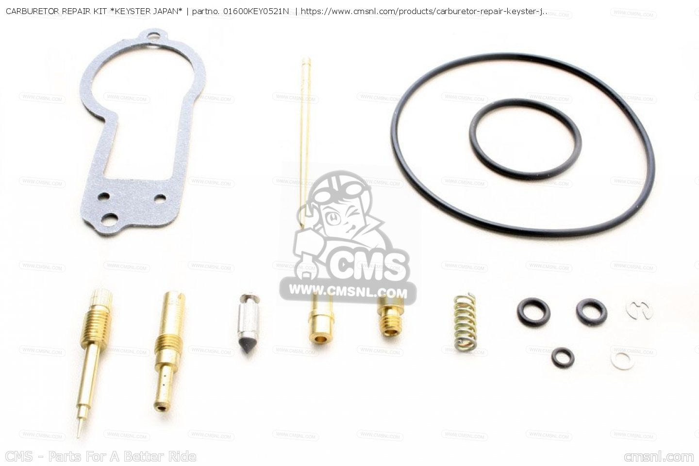CARBURETOR REPAIR KIT *KEYSTER JAPAN* for XR250L 1993 (P) USA order
