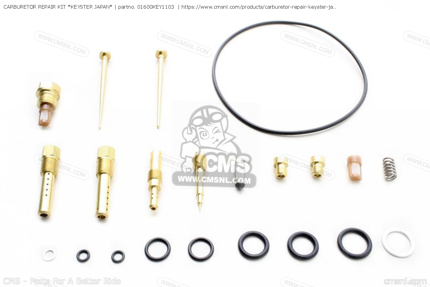 01600KEY1103 Carburetor Repair Kit *keyster Japan* Honda buy the 01600KEY1103 at CMSNL