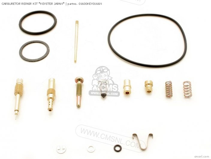 01600KEY0166N Carburetor Repair Kit *keyster Japan* Honda buy the 01600KEY0166N at CMSNL