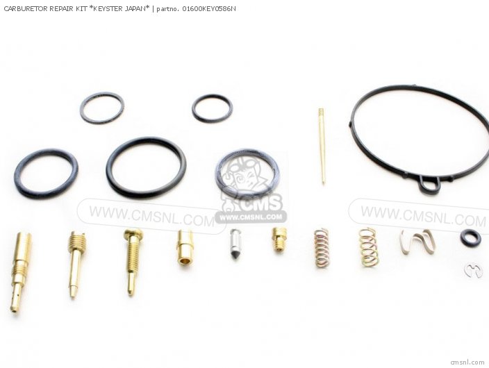 01600KEY0586N Carburetor Repair Kit *keyster Japan* Honda buy the 01600KEY0586N at CMSNL