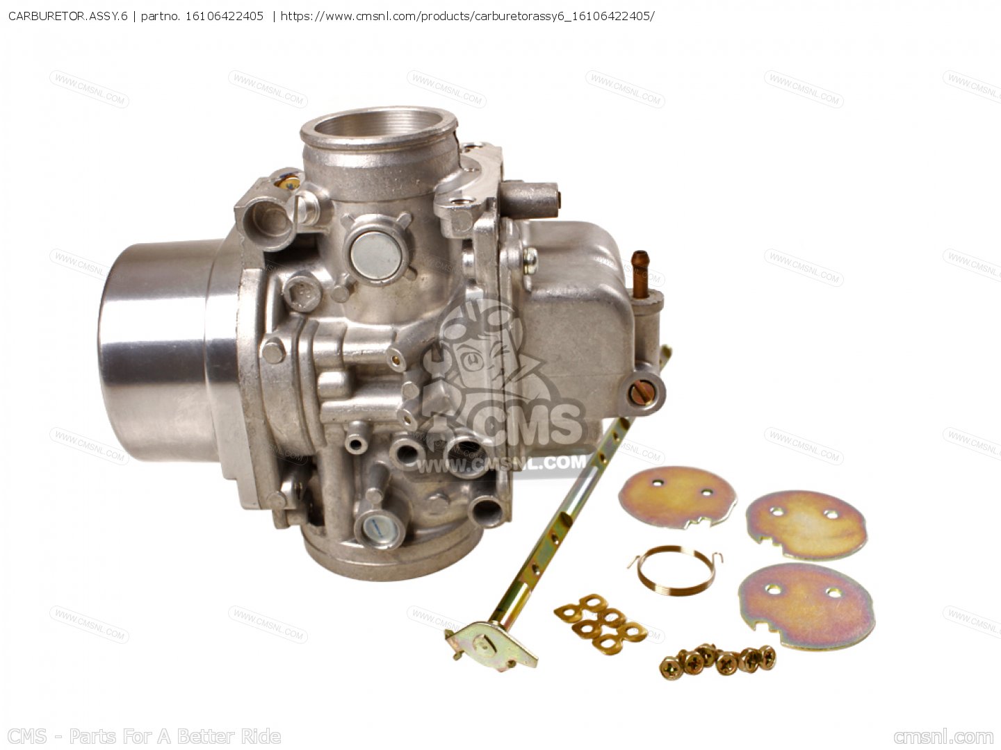 16106422405: Carburetor.assy.6 Honda - buy the 16106-422-405 at CMSNL