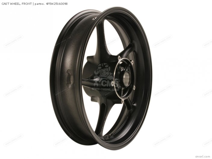 4P5W25160098 Cast Wheel, Front Yamaha buy the 4P5W25160098 at CMSNL