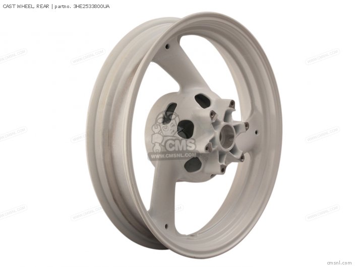 3HE2533800UA Cast Wheel, Rear Yamaha buy the 3HE2533800UA at CMSNL