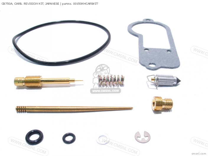 Honda CB750A, CARB. REVISION KIT, JAPANESE 00150KHCARBKIT