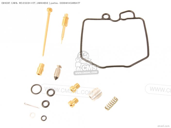 Honda CB900F, CARB. REVISION KIT, JAPANESE 00384KHCARBKIT