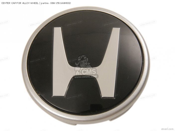 Honda CENTER CAP FOR ALLOY WHEEL 08W15S1AAM002