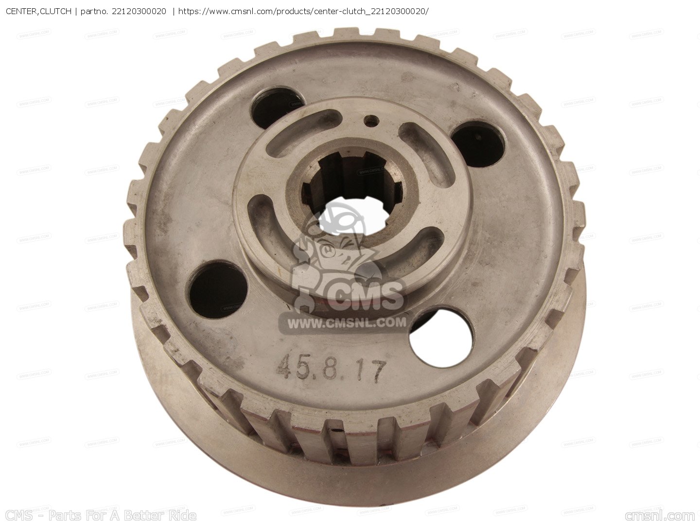 CENTER,CLUTCH for CB750K0 FOUR EUROPEAN DIRECT SALES order at CMSNL