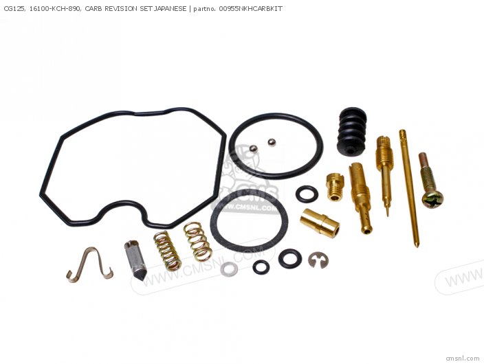 Honda CG125, 16100-KCH-890, CARB REVISION SET JAPANESE 00955NKHCARBKIT