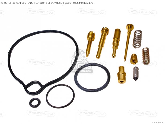 Honda CH80, 16100-GV4-905, CARB REVISION SET JAPANESE 00954NKHCARBKIT