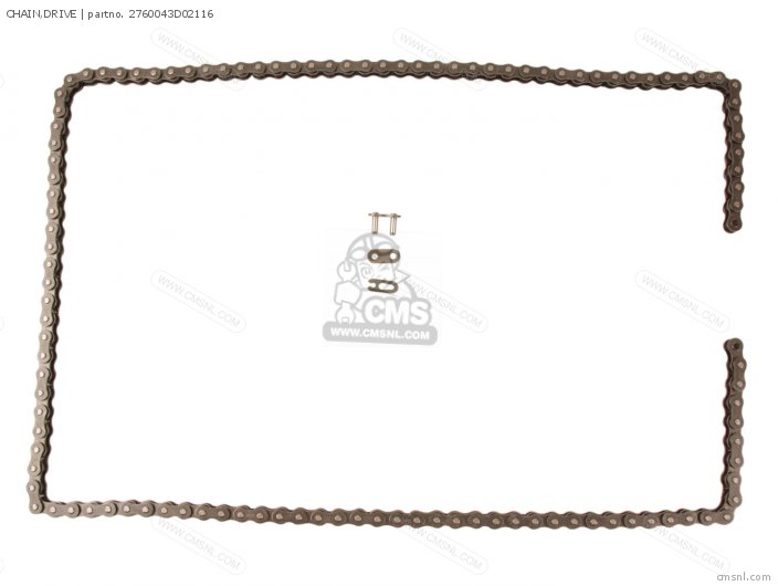 Suzuki CHAIN,DRIVE 2760043D02116