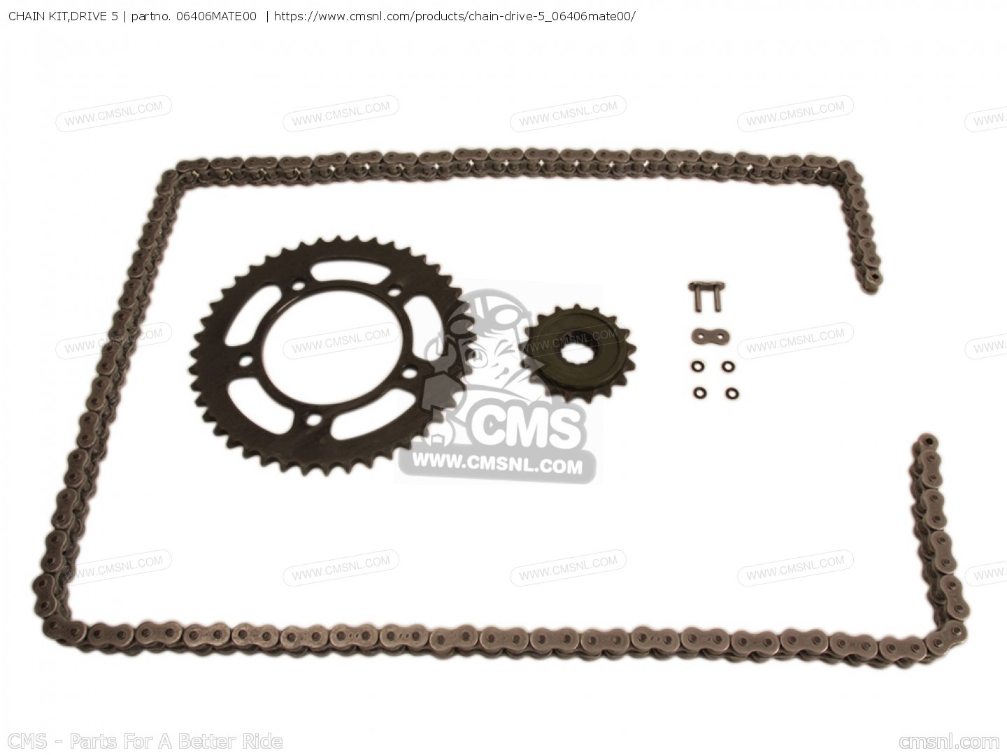 CHAIN KIT,DRIVE 5 for CBR1100XX SUPERBLACKBIRD 1999 (X) FRANCE / KPH