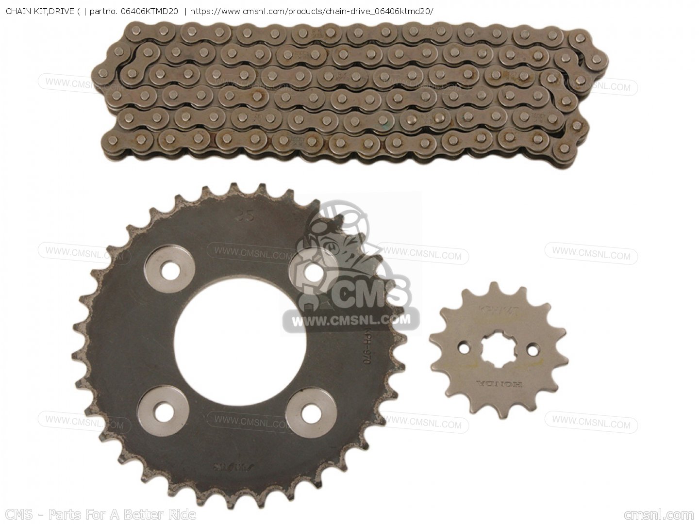 06406KTMD20: Chain Kit,drive ( Honda - buy the 06406-KTM-D20 at CMSNL