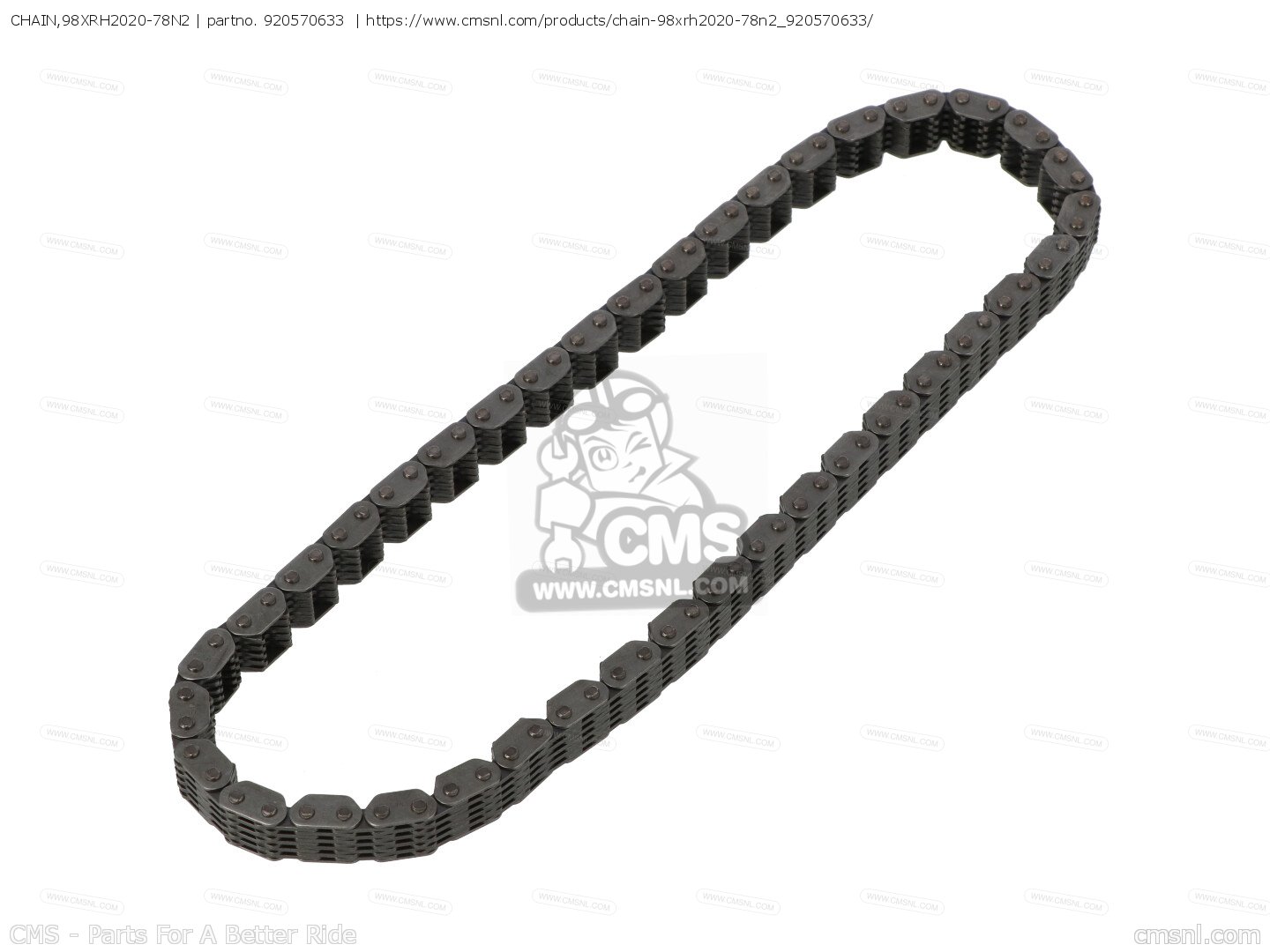 CHAIN,98XRH2020-78N2 for Kawasaki - order at CMSNL
