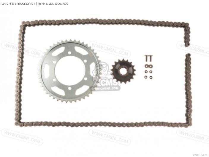 Yamaha CHAIN & SPROCKET KIT 2D1W001A00