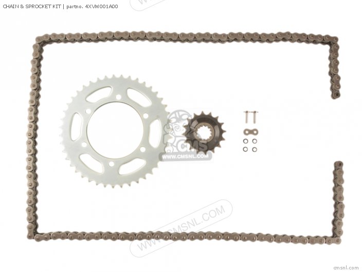 Yamaha CHAIN & SPROCKET KIT 4XVW001A00