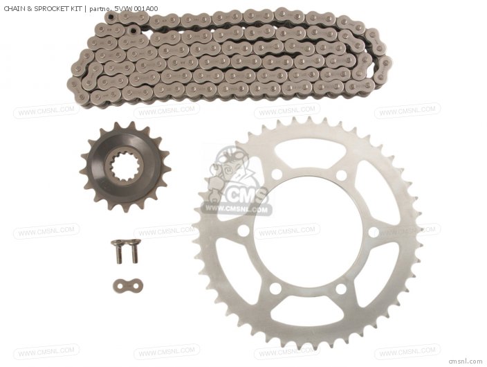 Yamaha CHAIN & SPROCKET KIT 5VYW001A00