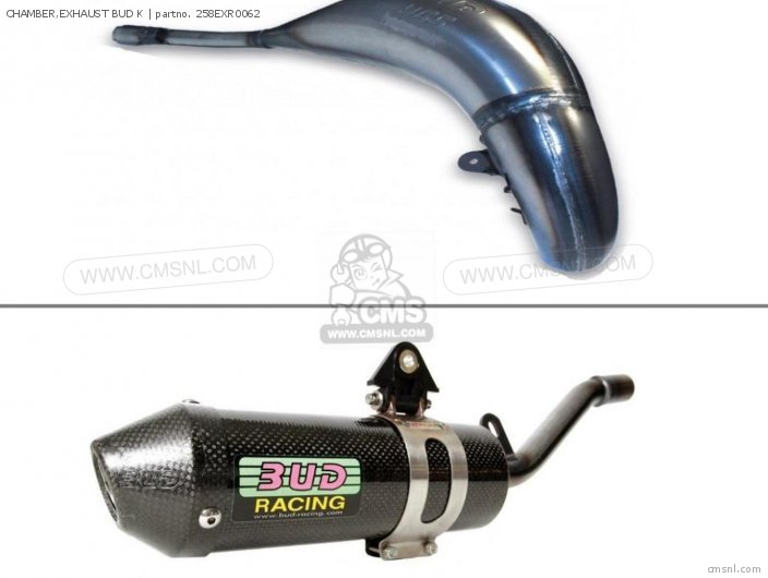 Kawasaki CHAMBER,EXHAUST BUD K 258EXR0062