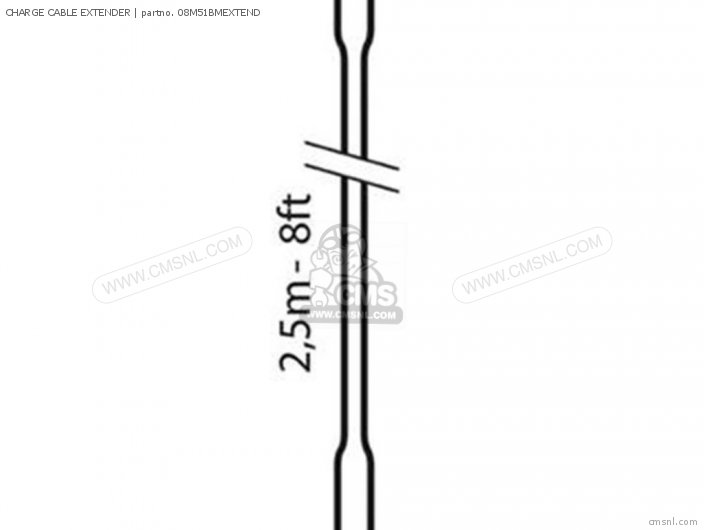 Honda CHARGE CABLE EXTENDER 08M51BMEXTEND