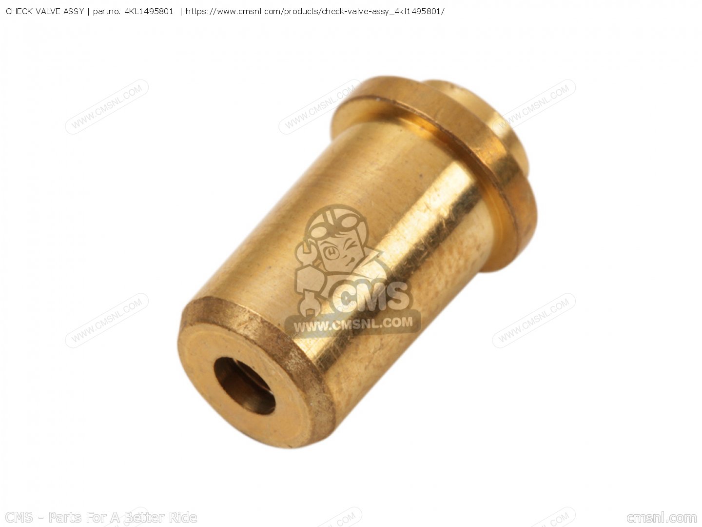 4KL1495801 Check Valve Assy Yamaha buy the 4KL149580100 at CMSNL