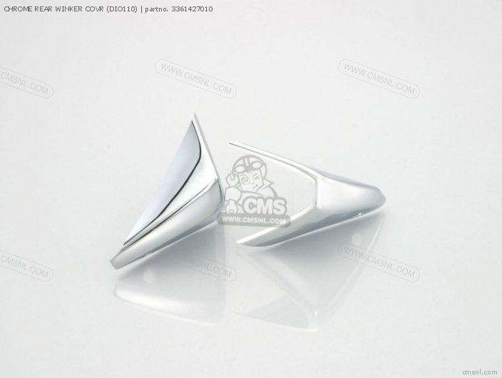 Kitaco CHROME REAR WINKER COVR (DIO110) 3361427010 Kitaco CHROME REAR WINKER COVR (DIO110) 3361427010