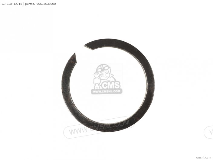 Honda CIRCLIP EX 18 90603639000 Honda CIRCLIP EX 18 90603639000