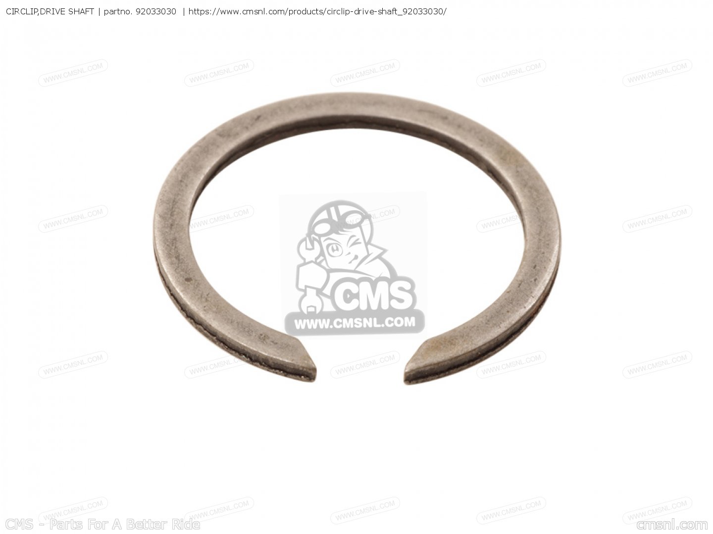 92033030 Circlip,drive Shaft Kawasaki buy the 92033030 at CMSNL