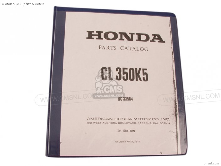Honda CL350K5 P/C 33584