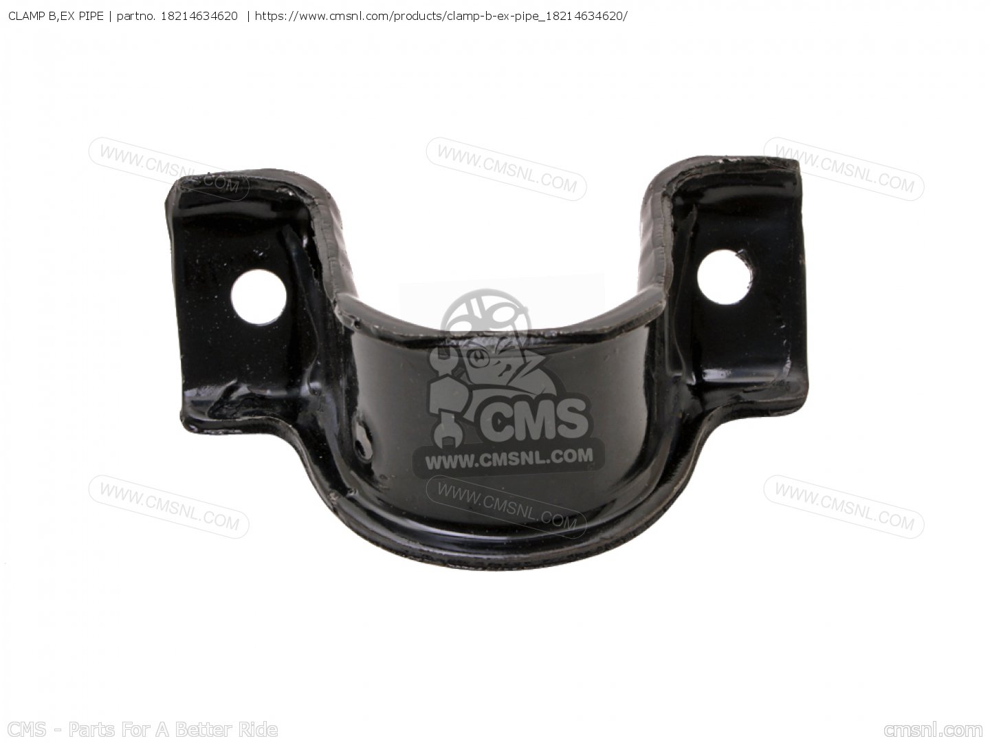 CLAMP B,EX PIPE for CIVIC 1200 EB2 1977 3D HMT HONDA MATIC (KB KC KW KU