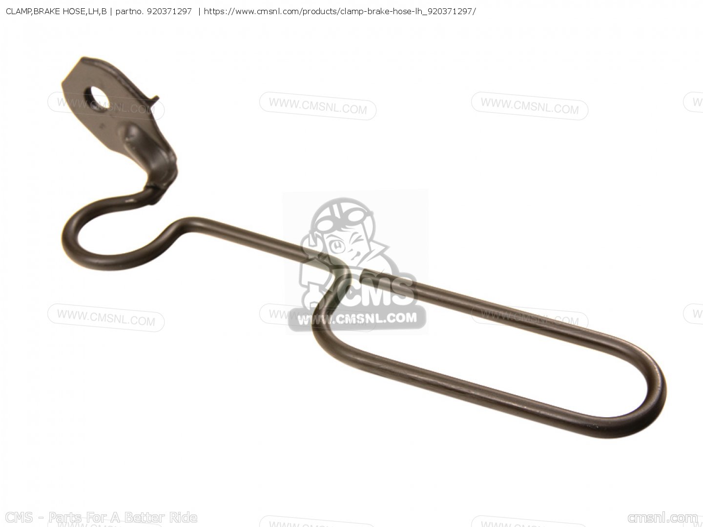 CLAMP,BRAKE HOSE,LH,B for KZ750R1 GPZ 1982 USA CANADA order at CMSNL