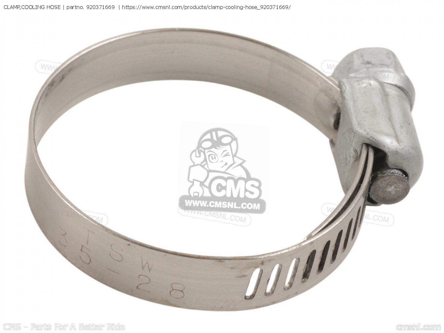 CLAMP,COOLING HOSE for Kawasaki - order at CMSNL