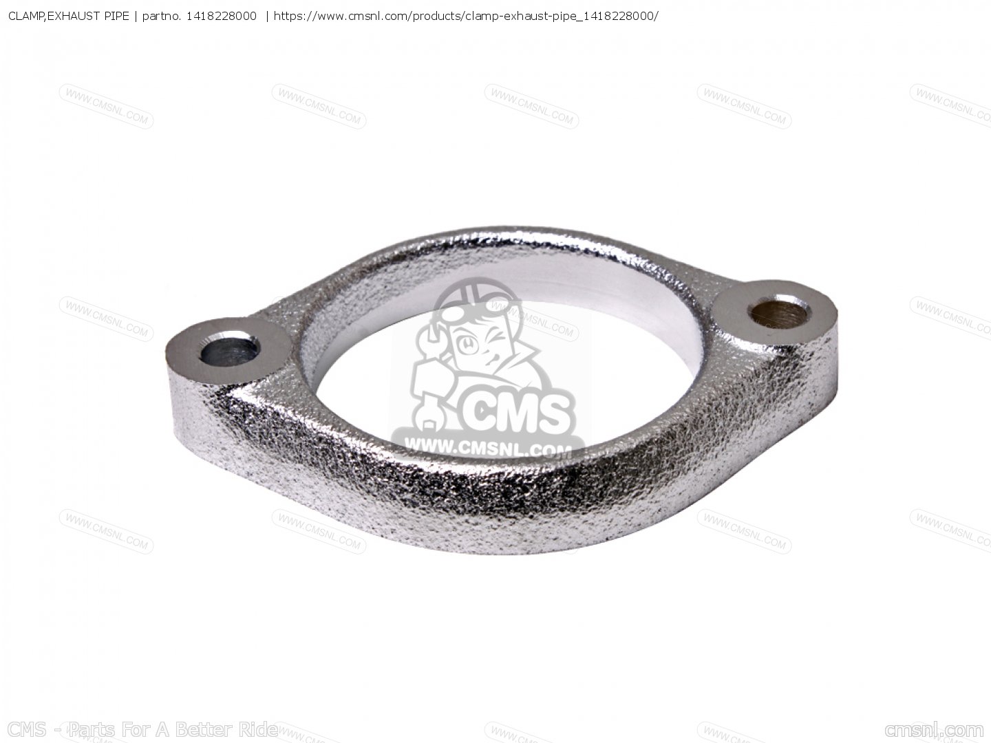CLAMP,EXHAUST PIPE for TS185 1973 (K) USA (E03) - order at CMSNL
