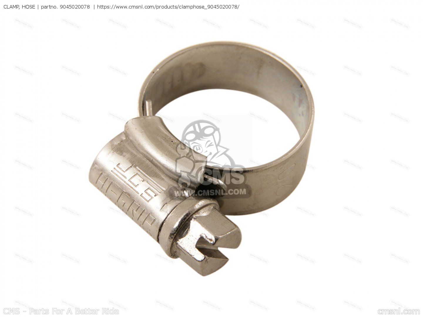 9045020078 Clamp, Hose Yamaha buy the 9045020078 at CMSNL