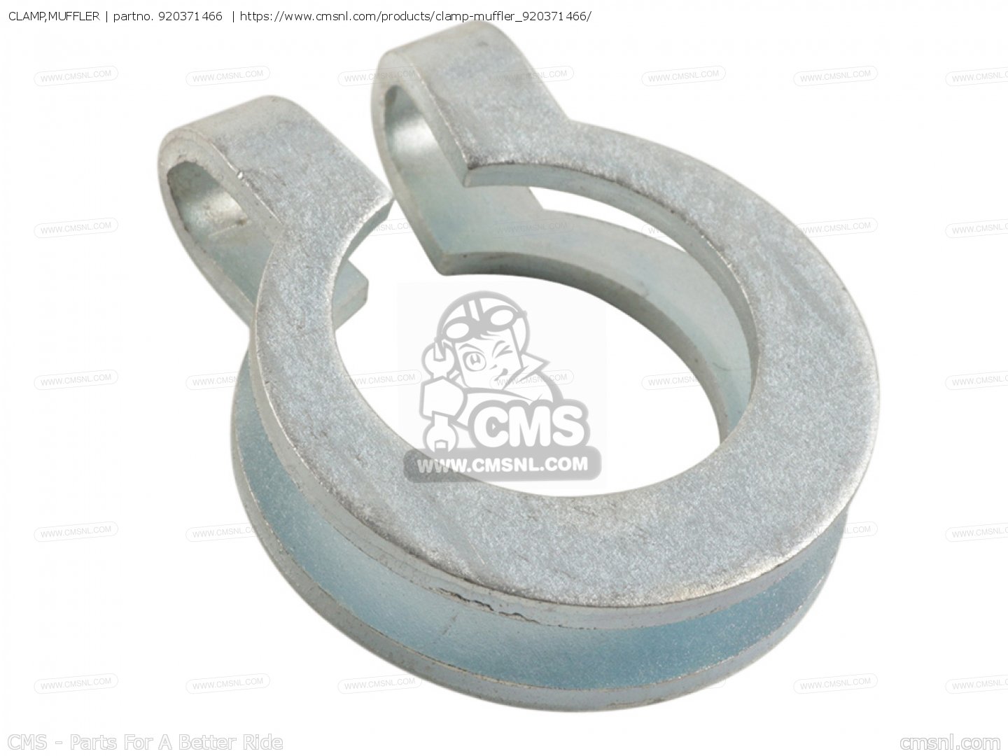 920371466 Clamp,muffler Kawasaki buy the 920371466 at CMSNL