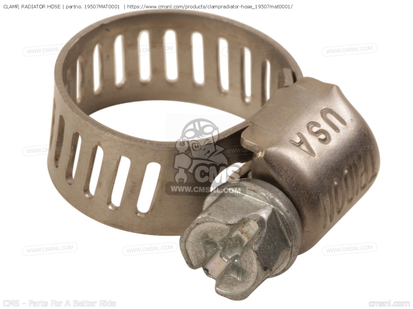 19507MAT0001 Clamp, Radiator Hose Honda buy the 19507MAT0001 at CMSNL