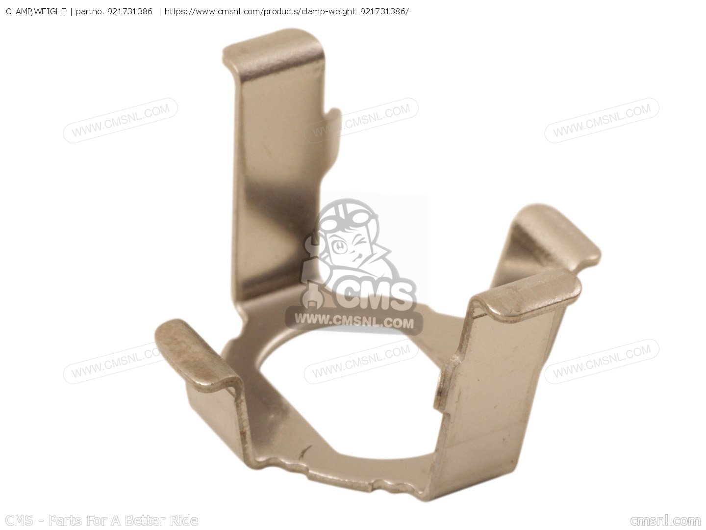921731386: Clamp,weight Kawasaki - buy the 92173-1386 at CMSNL