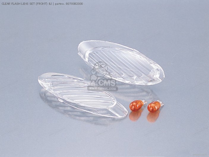 Kitaco CLEAR FLASH LENS SET (FRONT) BJ 8070082000