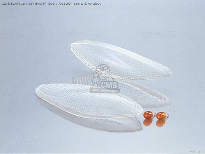 Kitaco CLEAR FLASH LENS SET (FRONT) GRAND AXIS100 8070405000