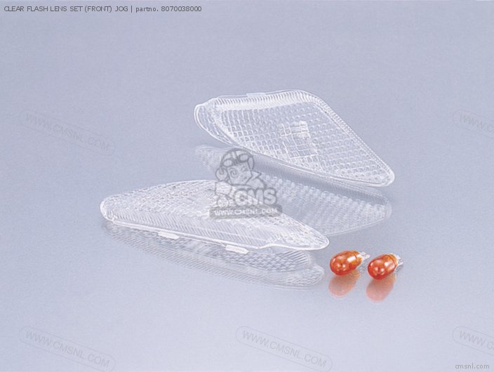 Kitaco CLEAR FLASH LENS SET (FRONT) JOG 8070038000