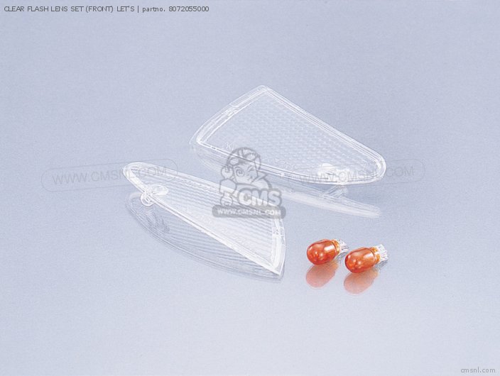 Kitaco CLEAR FLASH LENS SET (FRONT) LETS 8072055000